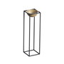 Aberto Design Maceta Decorativa GED-020-A Negro y Dorado